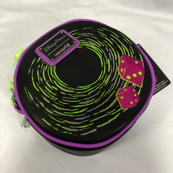 Disney Loungefly Nightmare Before Christmas Oogie Boogie Glow Crossbody Bag NEW - Picture 5 of 7